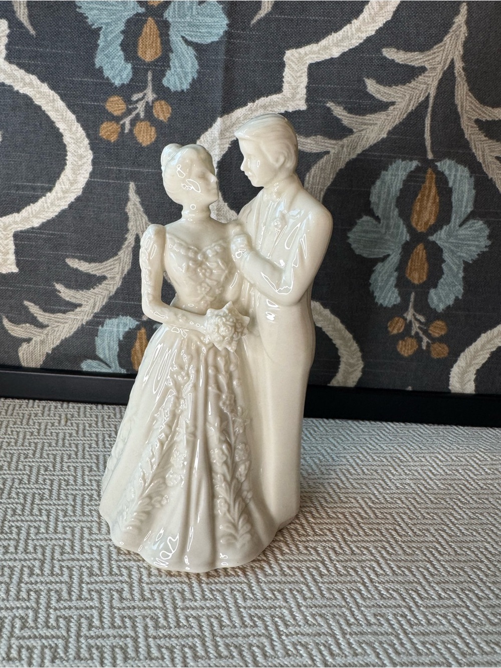 Vintage Lenox Wedding Promises Bride & Groom Porcelain Figurine USA